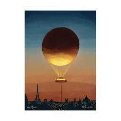 Affiche 29 Vasque Olympique - Clara Panetier - 30 x 40 cm