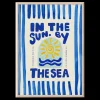 Affiche A3 In the Sun By the Sea Stripes