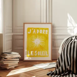 Affiche A3 J'adore Le Soleil - Original