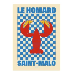 Affiche A3 Le Homard