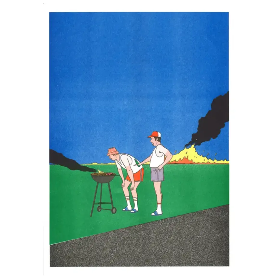 Affiche A3 Simon Bailly - Barbeuc