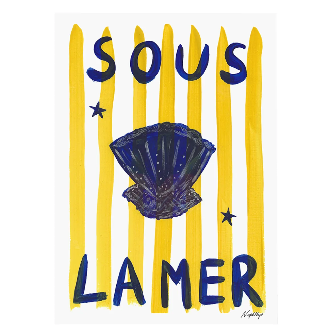 Affiche A3 Sous La Mer