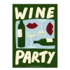 Affiche A3 Wine Party Green