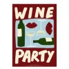 Affiche A3 Wine Party Red