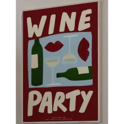 Affiche A3 Wine Party Red