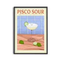 Affiche Cocktail - Elin PK - Pisco Sour