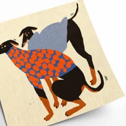 Affiche Enikő Eged - Autumn Doggos - 50 x 50 cm