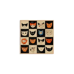 Affiche Enikő Eged - Cat Bingo - 50 x 50 cm