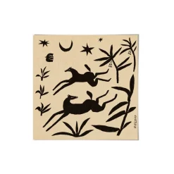 Affiche Enikő Eged - Papercut Horses - 50 x 50 cm