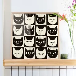 Affiche Enikő Eged Black Cat White