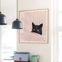 Affiche Kosicka Black cat - 50 x 50 cm