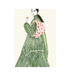 Affiche La Poire Green Coat