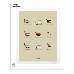Affiche Le Duo Chaises - 30 x 40 cm