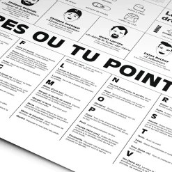 Affiche Le manifeste de la pétanque - 50 x 70 cm