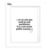 Affiche Loic Prigent Je Ne Suis Pas Snob - 30 x 40 cm