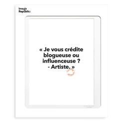 Affiche Loic Prigent Je Vous Credite - 30 x 40 cm