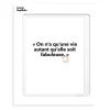 Affiche Loic Prigent On N'A Qu'Une Vie - 30 x 40 cm