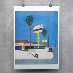 Affiche Los Angeles, California - Nao Tatsumi