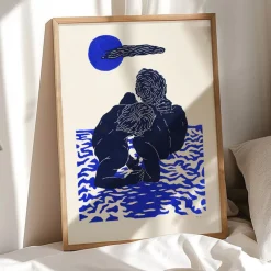 Affiche Maliv Blue Moon II