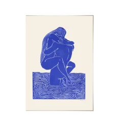 Affiche Maliv One+One=Three - Bleu