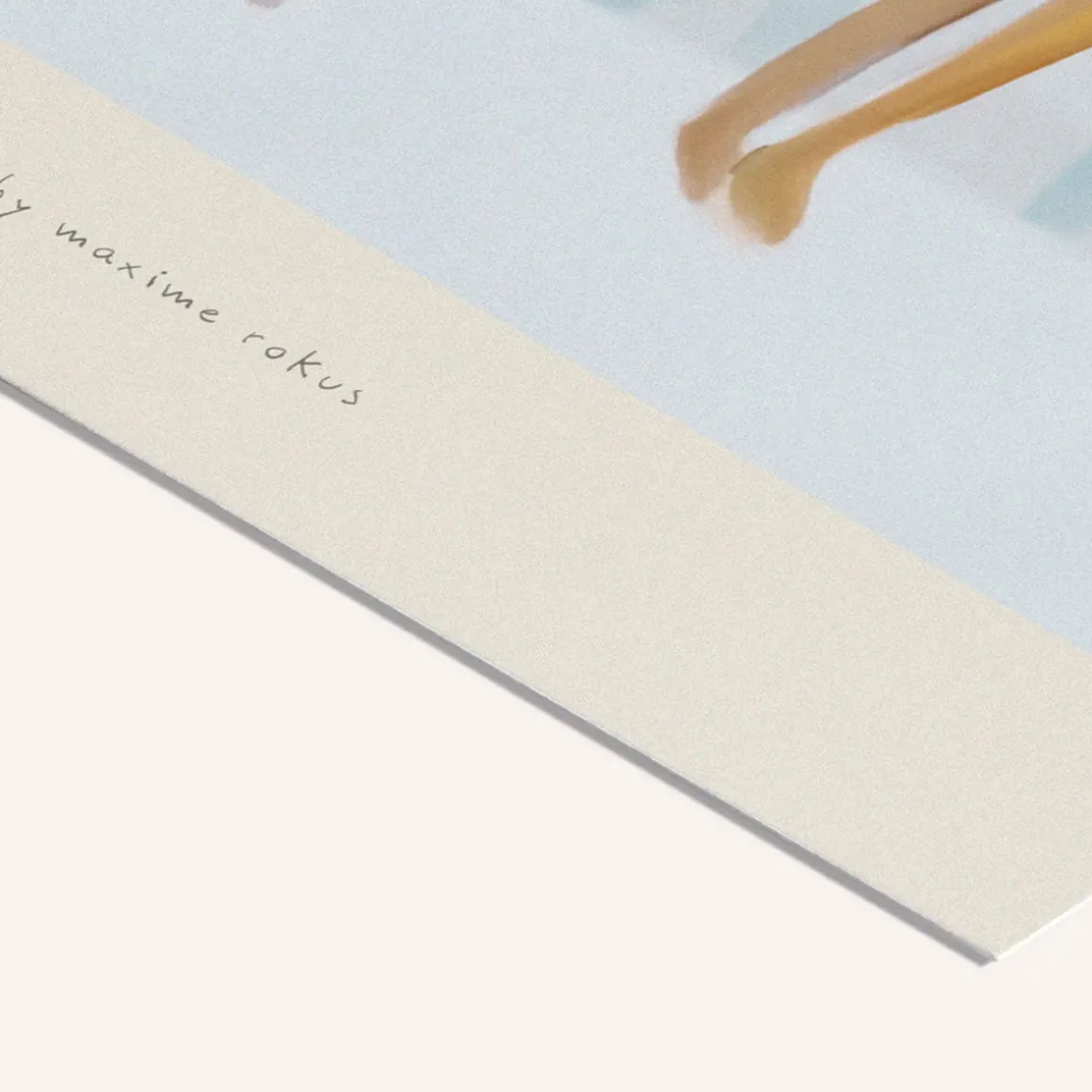 Affiche Maxime Spying - Jaune