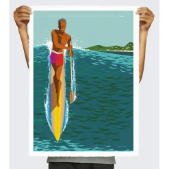 Affiche Monsieur Z paddle - 40 x 50 cm
