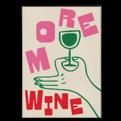 Affiche More Wine