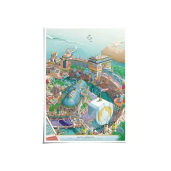 Affiche Officielle des Jeux Paralympiques de Paris 2024 - 50 x 70 cm