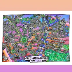 Affiche Paris - Nation Montreuil