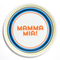 Assiette à pizza Mamma Mia