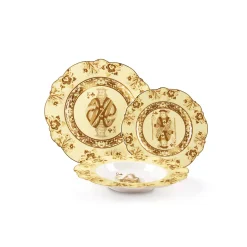 Assiette Bari - Jaune