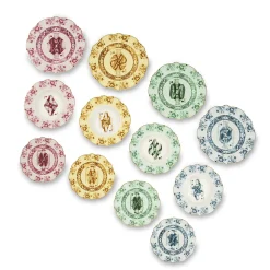 Assiette Bari - Jaune