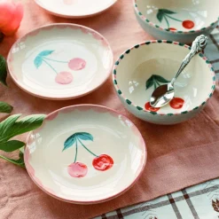 Assiette Cerise en céramique