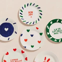 Assiette Coeurs All-Over