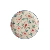 Assiette Fleurs Roses en céramique