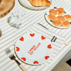 Assiette l'Amour est déclaré