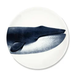 Assiette plate - Baleine