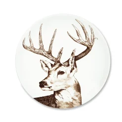 Assiette plate - Cerf
