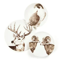 Assiette plate - Cerf