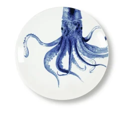 Assiette plate Calamar en porcelaine - Ø 27 cm