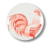 Assiette plate Coq en porcelaine - Ø 27 cm