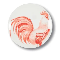 Assiette plate Coq en porcelaine - Ø 27 cm