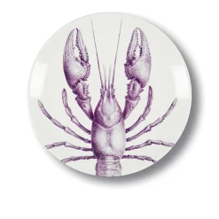 Assiette plate Homard en porcelaine - Ø 27 cm