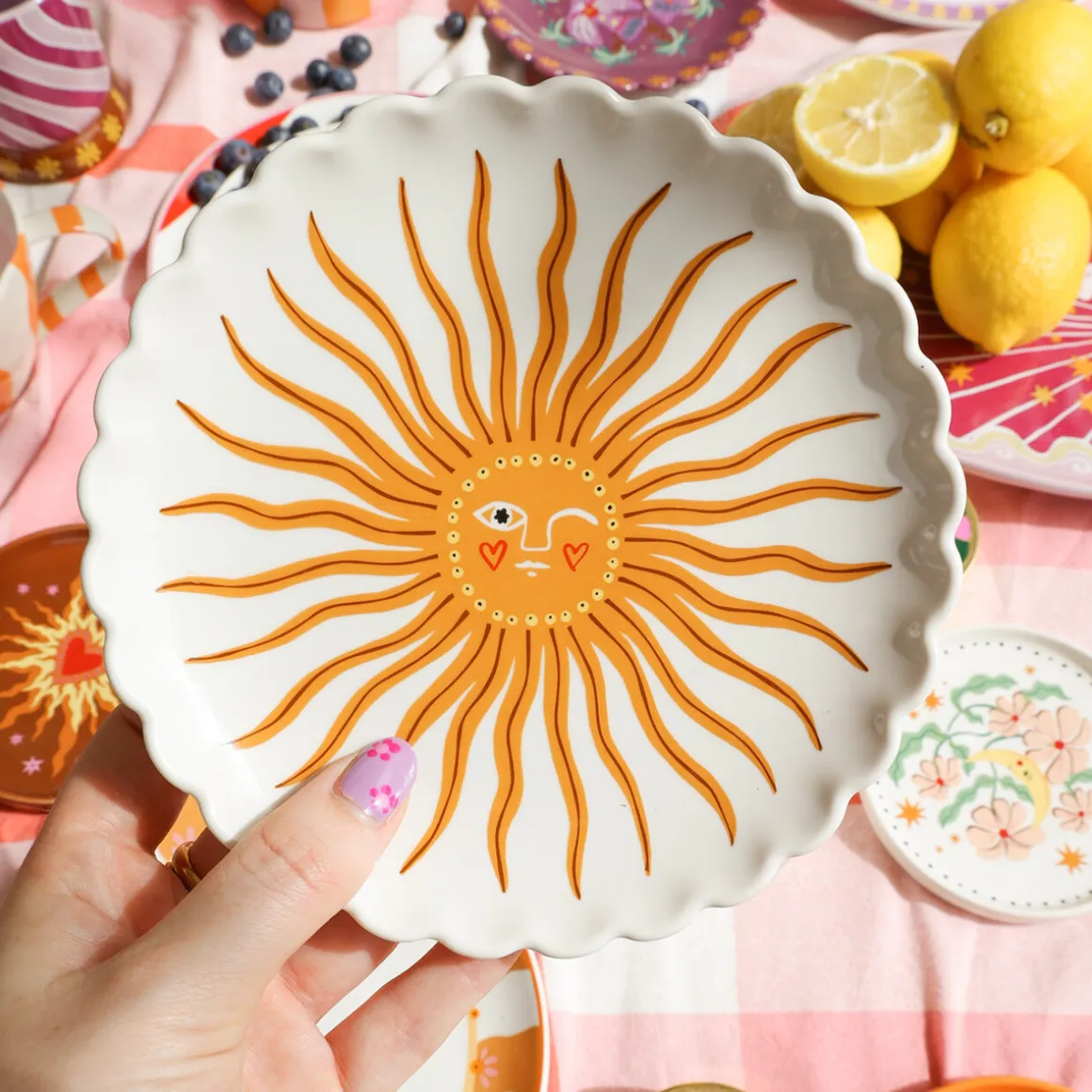 Assiette Soleil - 15cm