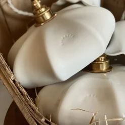 Baladeuse Maria en porcelaine émaillée - Ø 24 cm