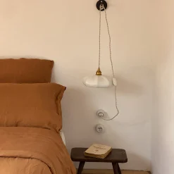 Baladeuse Maria en porcelaine émaillée - Ø 24 cm