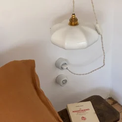 Baladeuse Maria en porcelaine émaillée - Ø 24 cm