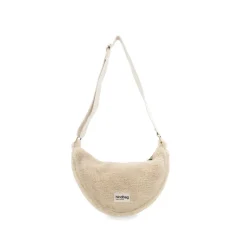 Banane Andrea en fourrure - Beige