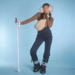 Banane Sasha en fourrure Beige