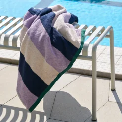 Banc Palissade en acier poudré - Gris ciel